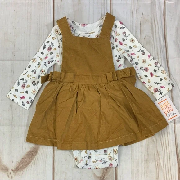 Carters Just One You Fall Corduroy Dress Size 6M